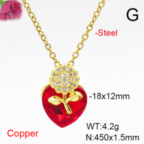Fashion Copper Necklace  F6N407013aakl-G030