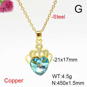 Fashion Copper Necklace  F6N407014aakl-G030