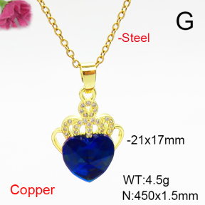Fashion Copper Necklace  F6N407015aakl-G030