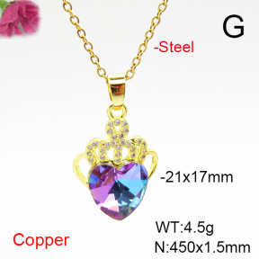 Fashion Copper Necklace  F6N407016aakl-G030