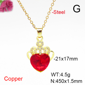 Fashion Copper Necklace  F6N407018aakl-G030