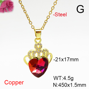 Fashion Copper Necklace  F6N407020aakl-G030