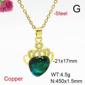 Fashion Copper Necklace  F6N407026aakl-G030