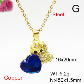Fashion Copper Necklace  F6N407031aakl-G030