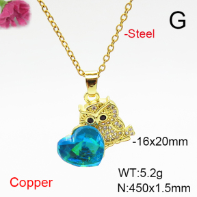 Fashion Copper Necklace  F6N407033aakl-G030