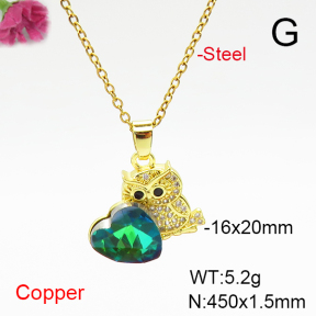 Fashion Copper Necklace  F6N407036aakl-G030