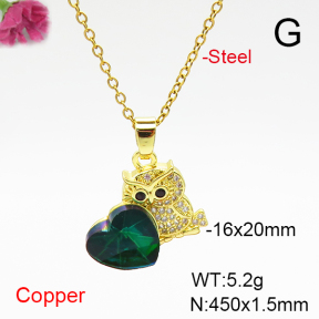 Fashion Copper Necklace  F6N407038aakl-G030