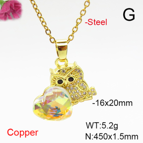 Fashion Copper Necklace  F6N407040aakl-G030