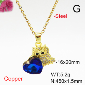 Fashion Copper Necklace  F6N407041aakl-G030