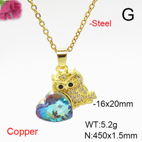 Fashion Copper Necklace  F6N407042aakl-G030