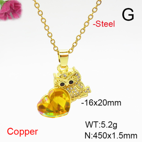 Fashion Copper Necklace  F6N407043aakl-G030
