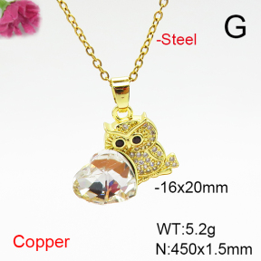 Fashion Copper Necklace  F6N407045aakl-G030