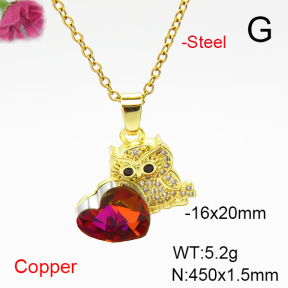 Fashion Copper Necklace  F6N407046aakl-G030