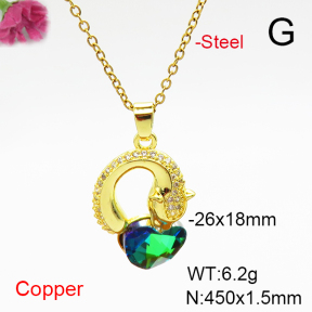 Fashion Copper Necklace  F6N407048aakl-G030