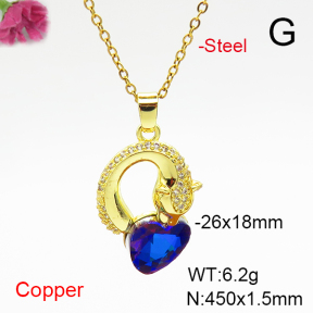 Fashion Copper Necklace  F6N407050aakl-G030