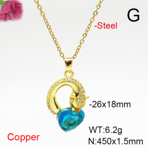 Fashion Copper Necklace  F6N407052aakl-G030