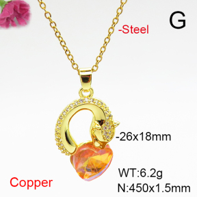 Fashion Copper Necklace  F6N407053aakl-G030