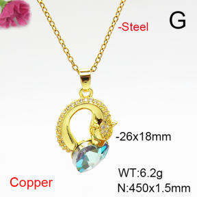 Fashion Copper Necklace  F6N407056aakl-G030