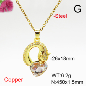 Fashion Copper Necklace  F6N407058aakl-G030