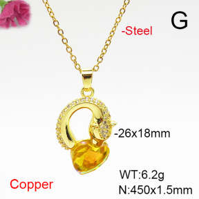 Fashion Copper Necklace  F6N407060aakl-G030
