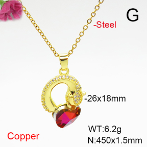 Fashion Copper Necklace  F6N407061aakl-G030