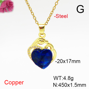 Fashion Copper Necklace  F6N407065aakl-G030