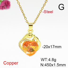 Fashion Copper Necklace  F6N407067aakl-G030