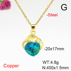 Fashion Copper Necklace  F6N407069aakl-G030