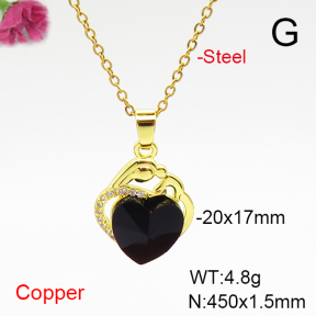 Fashion Copper Necklace  F6N407070aakl-G030