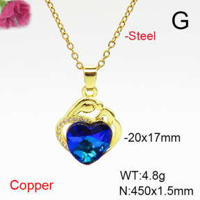 Fashion Copper Necklace  F6N407071aakl-G030