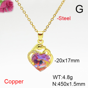 Fashion Copper Necklace  F6N407072aakl-G030