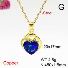 Fashion Copper Necklace  F6N407073aakl-G030