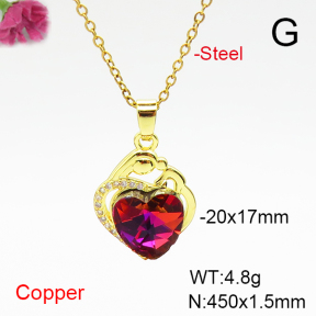 Fashion Copper Necklace  F6N407076aakl-G030