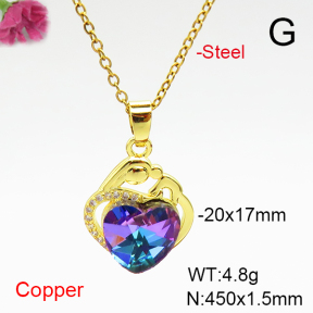 Fashion Copper Necklace  F6N407078aakl-G030