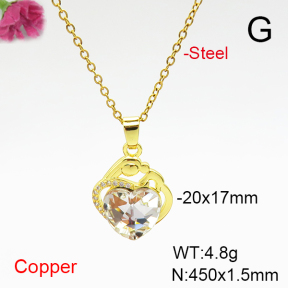 Fashion Copper Necklace  F6N407080aakl-G030