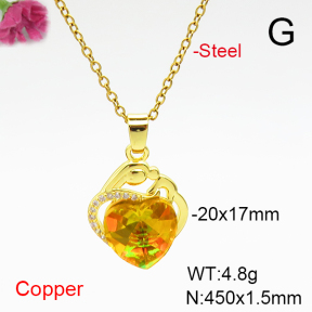 Fashion Copper Necklace  F6N407081aakl-G030