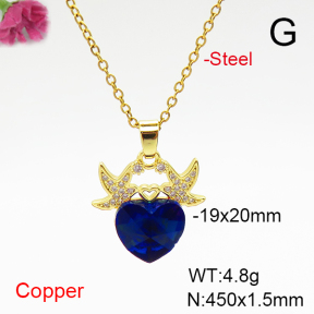 Fashion Copper Necklace  F6N407082aakl-G030