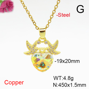 Fashion Copper Necklace  F6N407083aakl-G030
