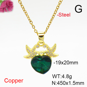 Fashion Copper Necklace  F6N407084aakl-G030