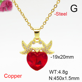 Fashion Copper Necklace  F6N407085aakl-G030