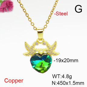 Fashion Copper Necklace  F6N407086aakl-G030