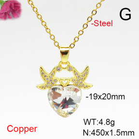 Fashion Copper Necklace  F6N407091aakl-G030