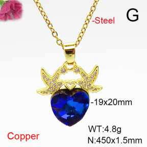 Fashion Copper Necklace  F6N407092aakl-G030