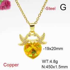Fashion Copper Necklace  F6N407093aakl-G030