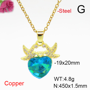 Fashion Copper Necklace  F6N407095aakl-G030