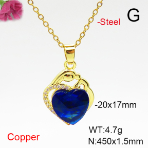 Fashion Copper Necklace  F6N407099aakl-G030