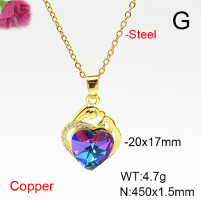 Fashion Copper Necklace  F6N407102aakl-G030