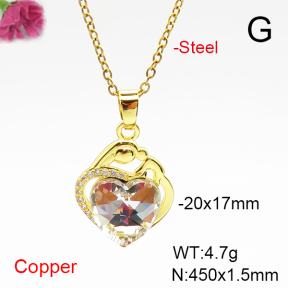 Fashion Copper Necklace  F6N407103aakl-G030