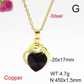 Fashion Copper Necklace  F6N407105aakl-G030