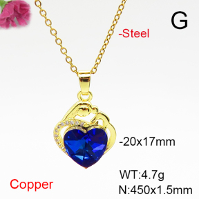 Fashion Copper Necklace  F6N407106aakl-G030